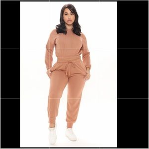 Inhale and Exhale Jogger Set